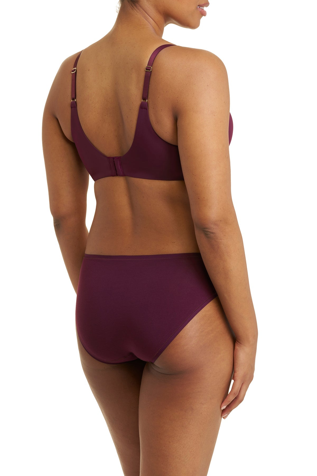 Cloud Comfort Back Smoothing T-Shirt Bra Pinot Noir