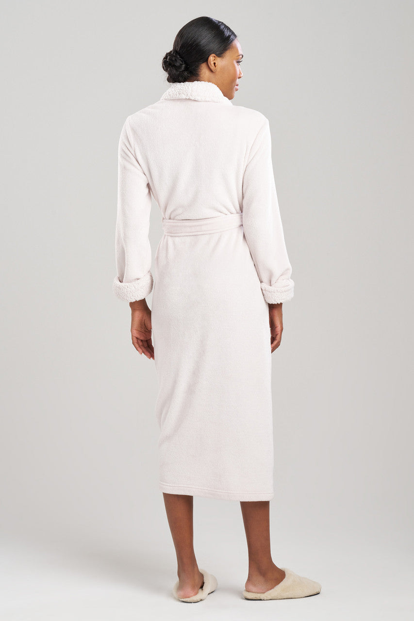 Buy Plush Sherpa Robe in Bone Online Bone