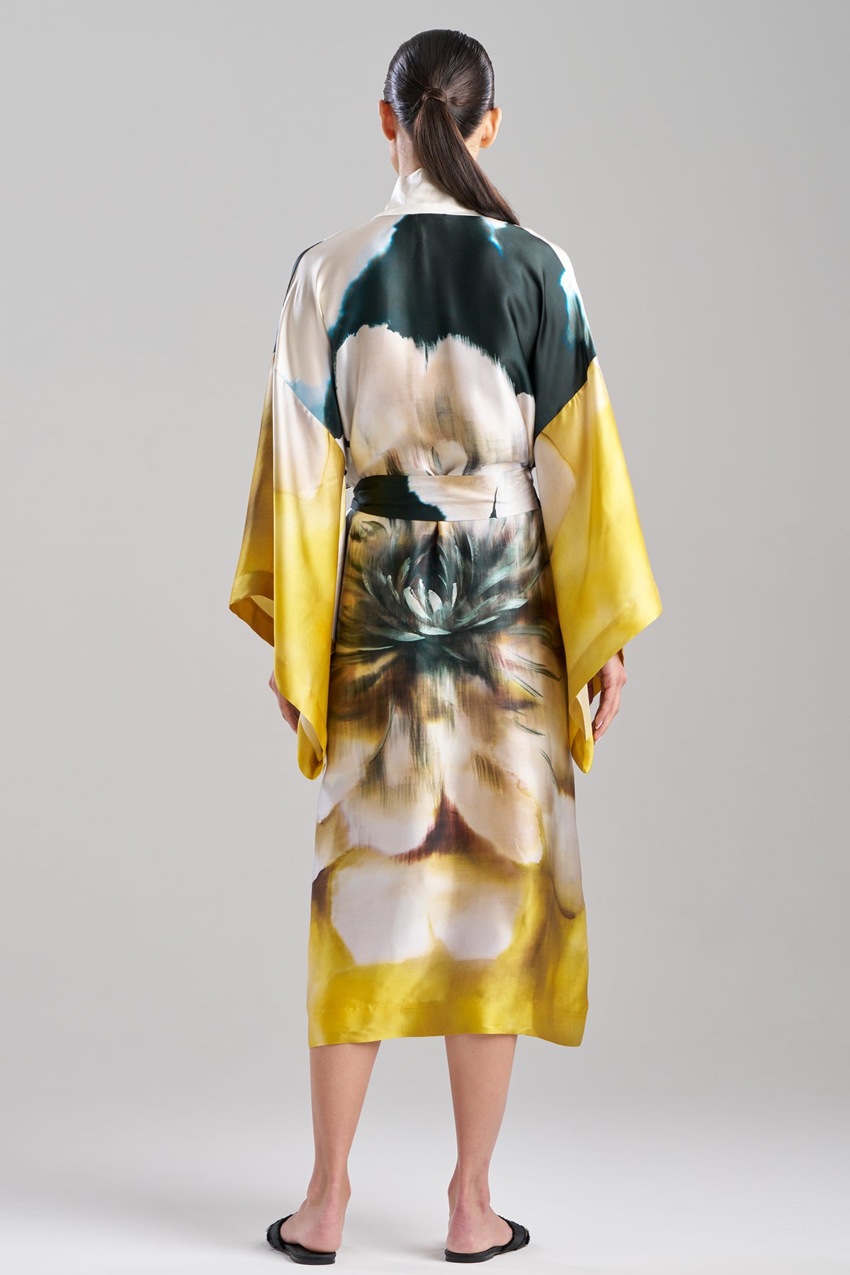 Amber Silk Robe Amber Citrus