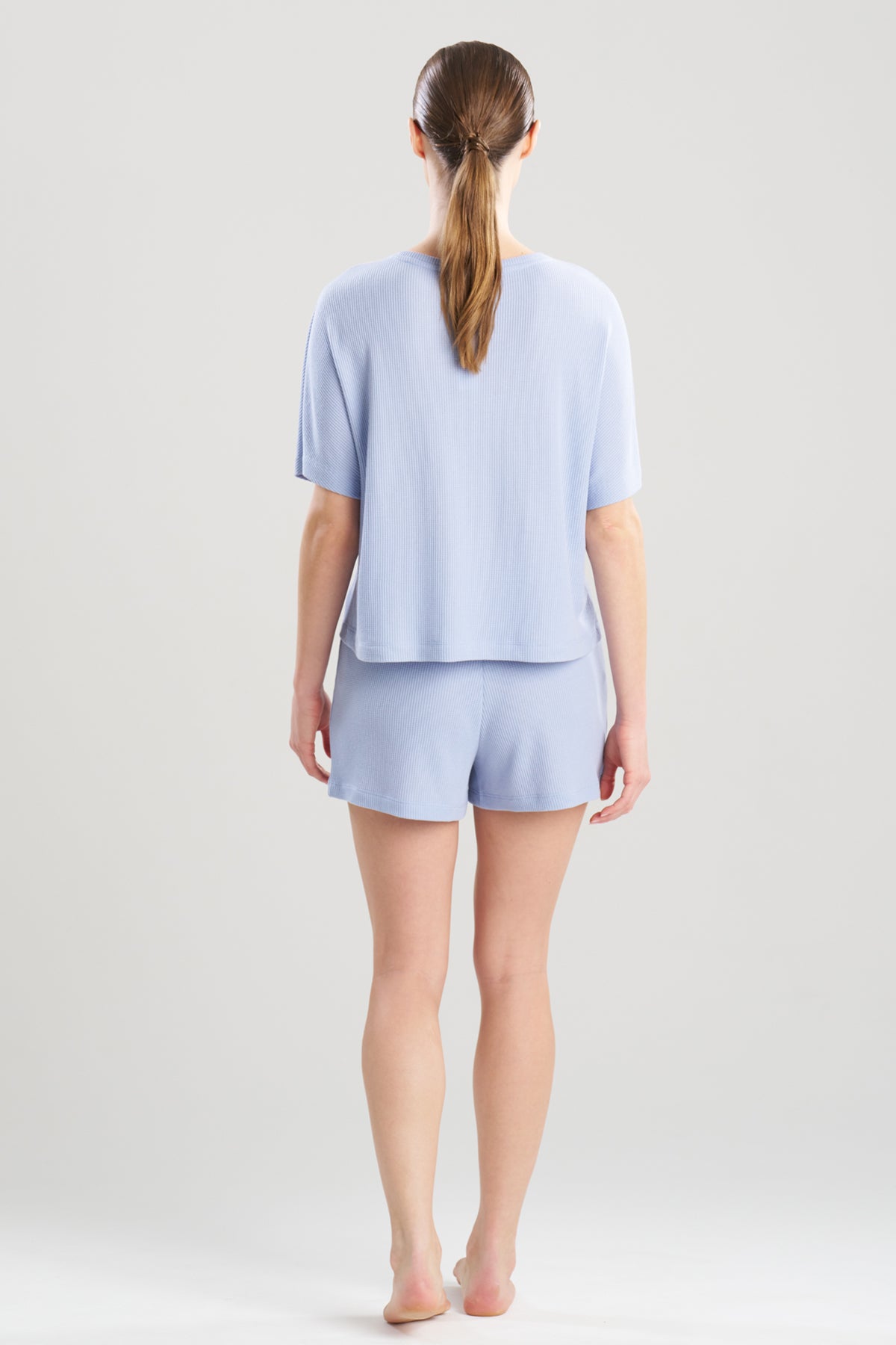 Mila Waffle Everywhere Wedge Top French Blue