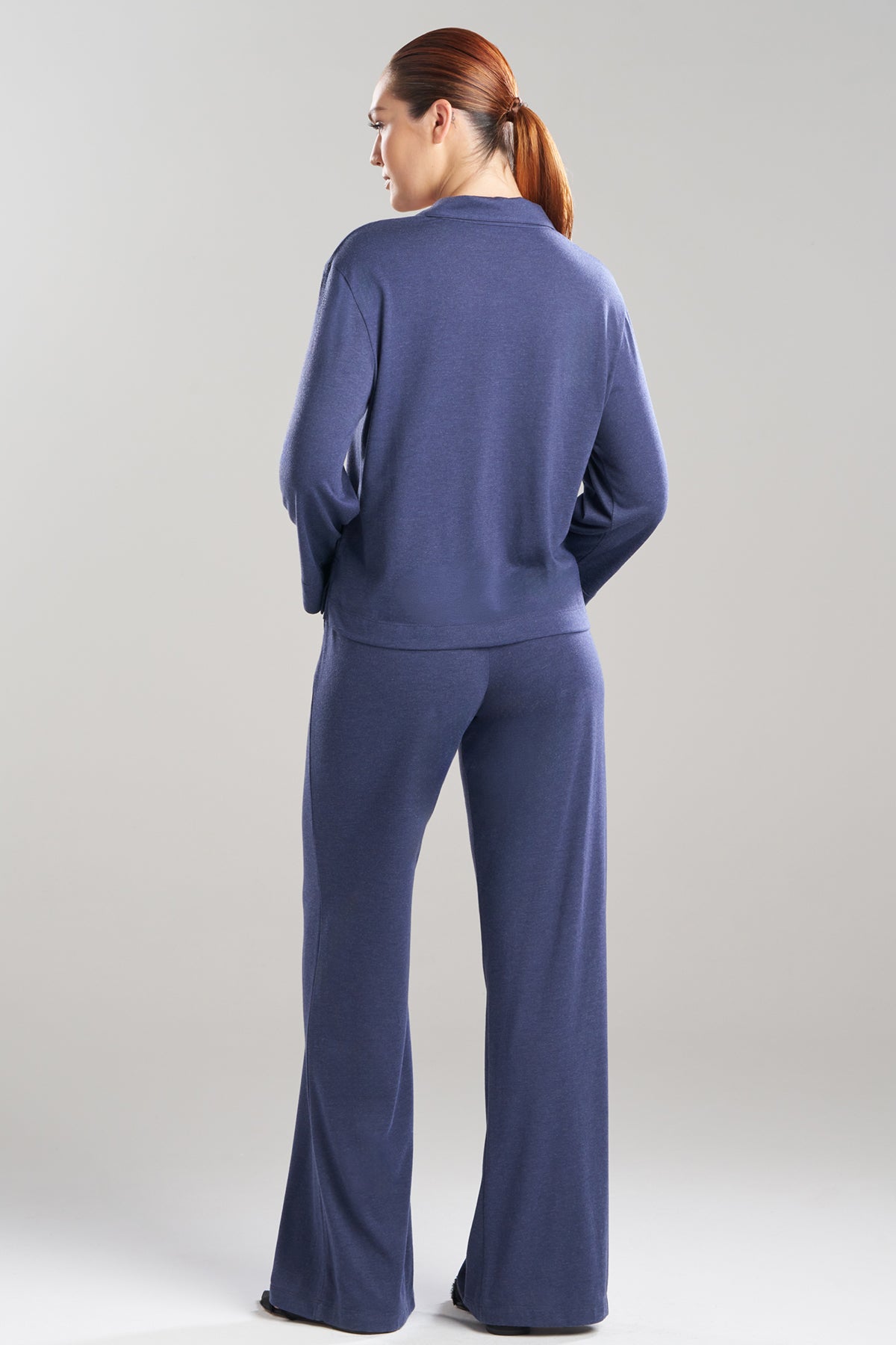 Shangri-La TENCEL™ Notch PJ Set Heather Night Blue