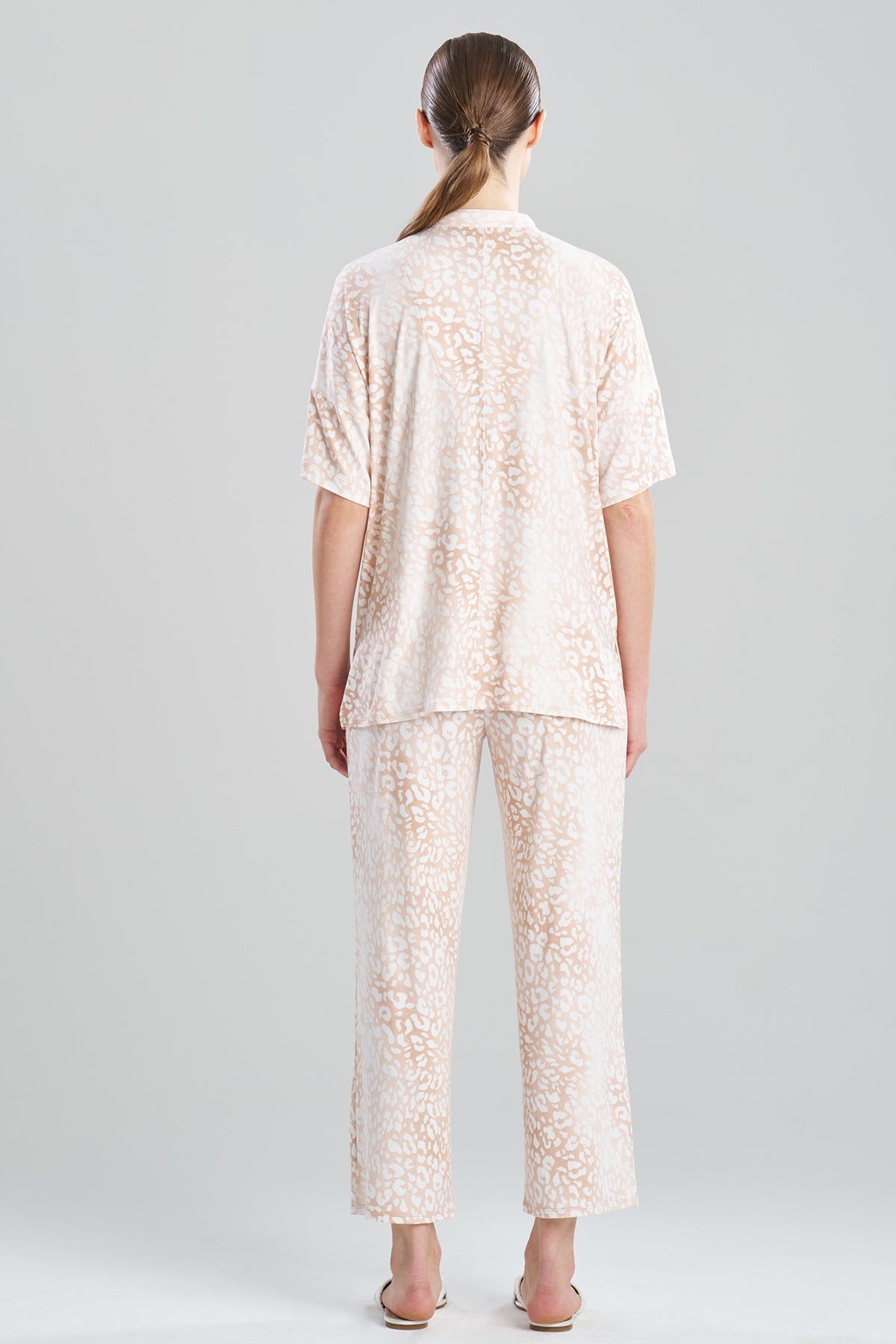 Misty Leopard Cozy Knit PJ Pink Mist
