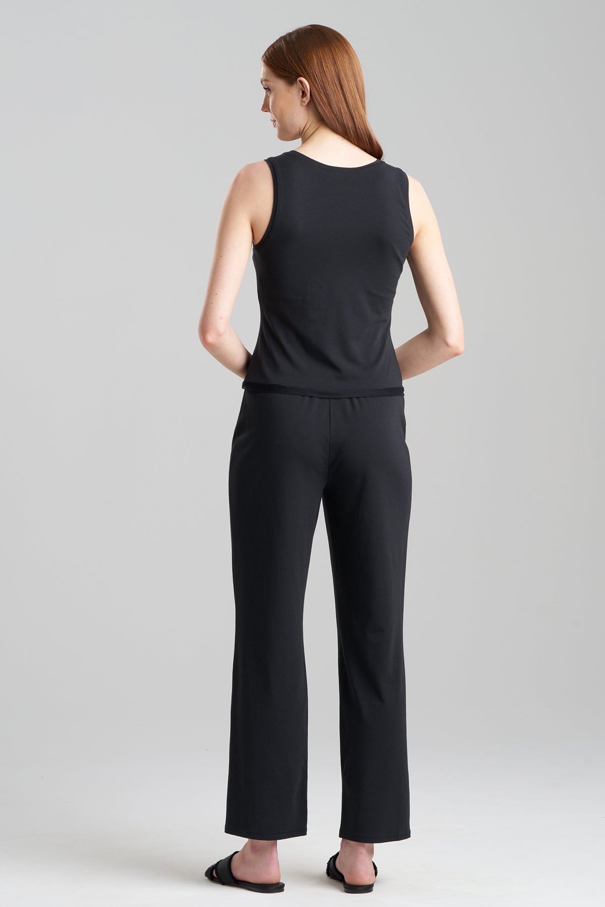 Blissful Essentials Cotton Modal Tank PJ Black