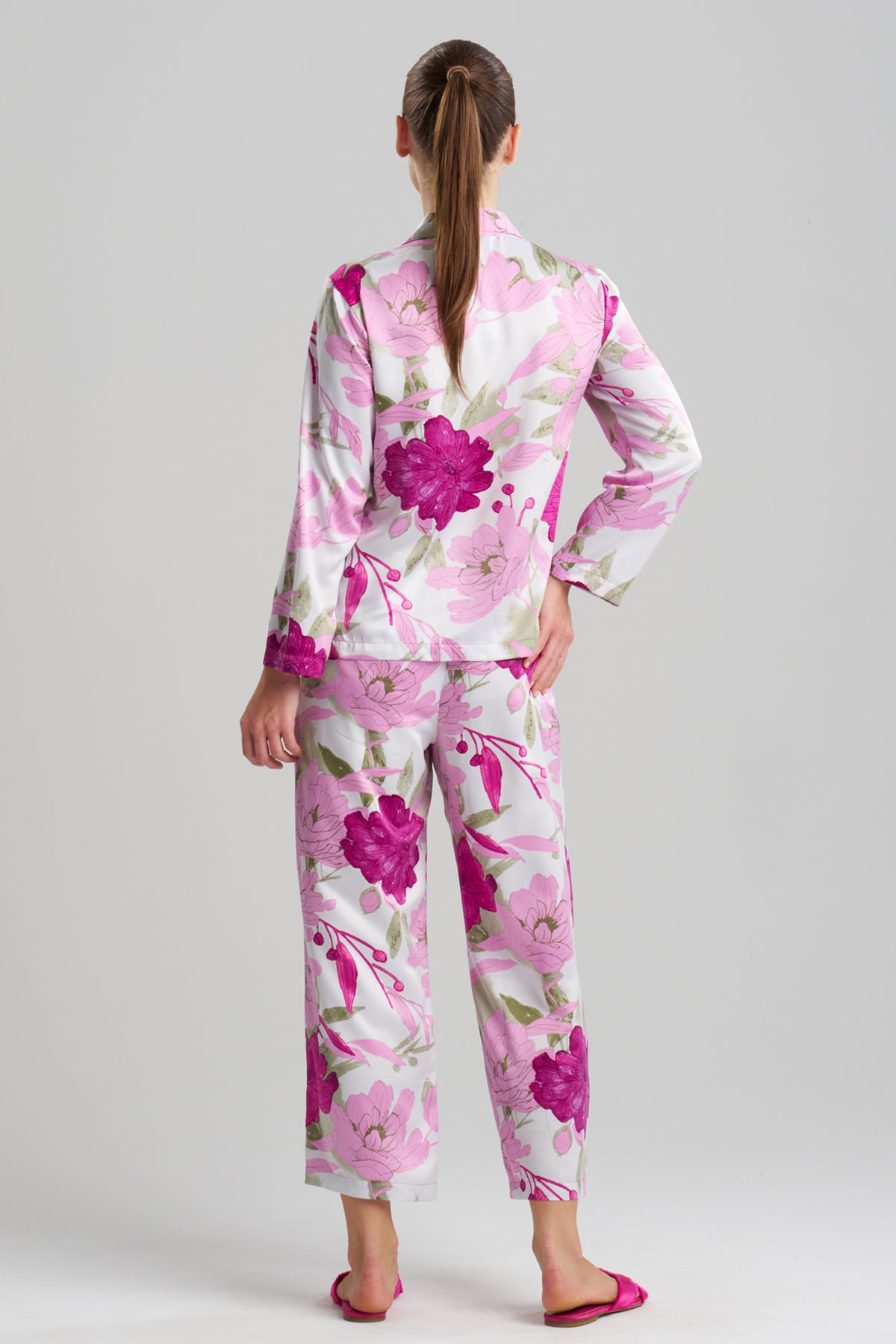 Buy Peony Blossom Notch PJ in Pink Multi Online Pink Multi