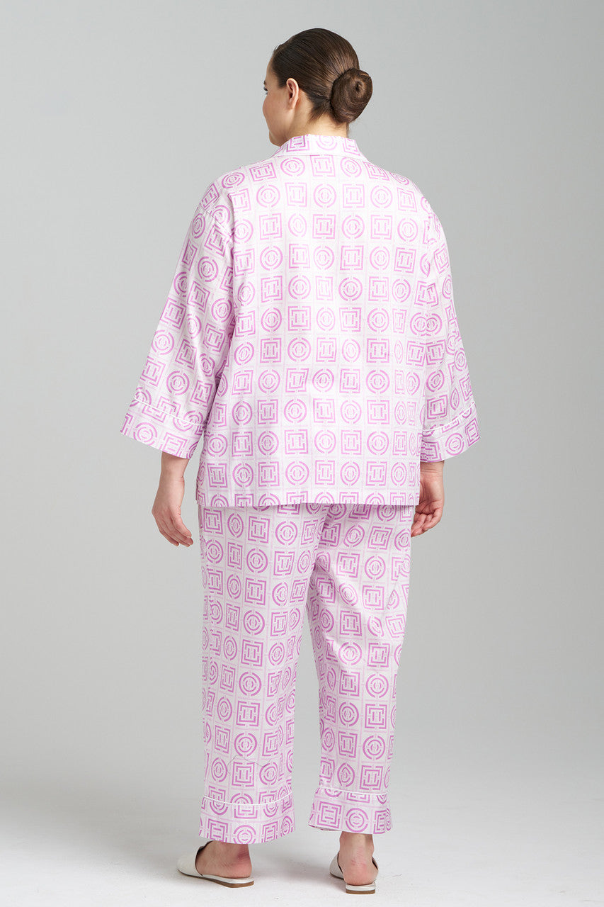 Buy Infinity Cotton Sateen Notch PJ in Light Orchid Online Light Orchid