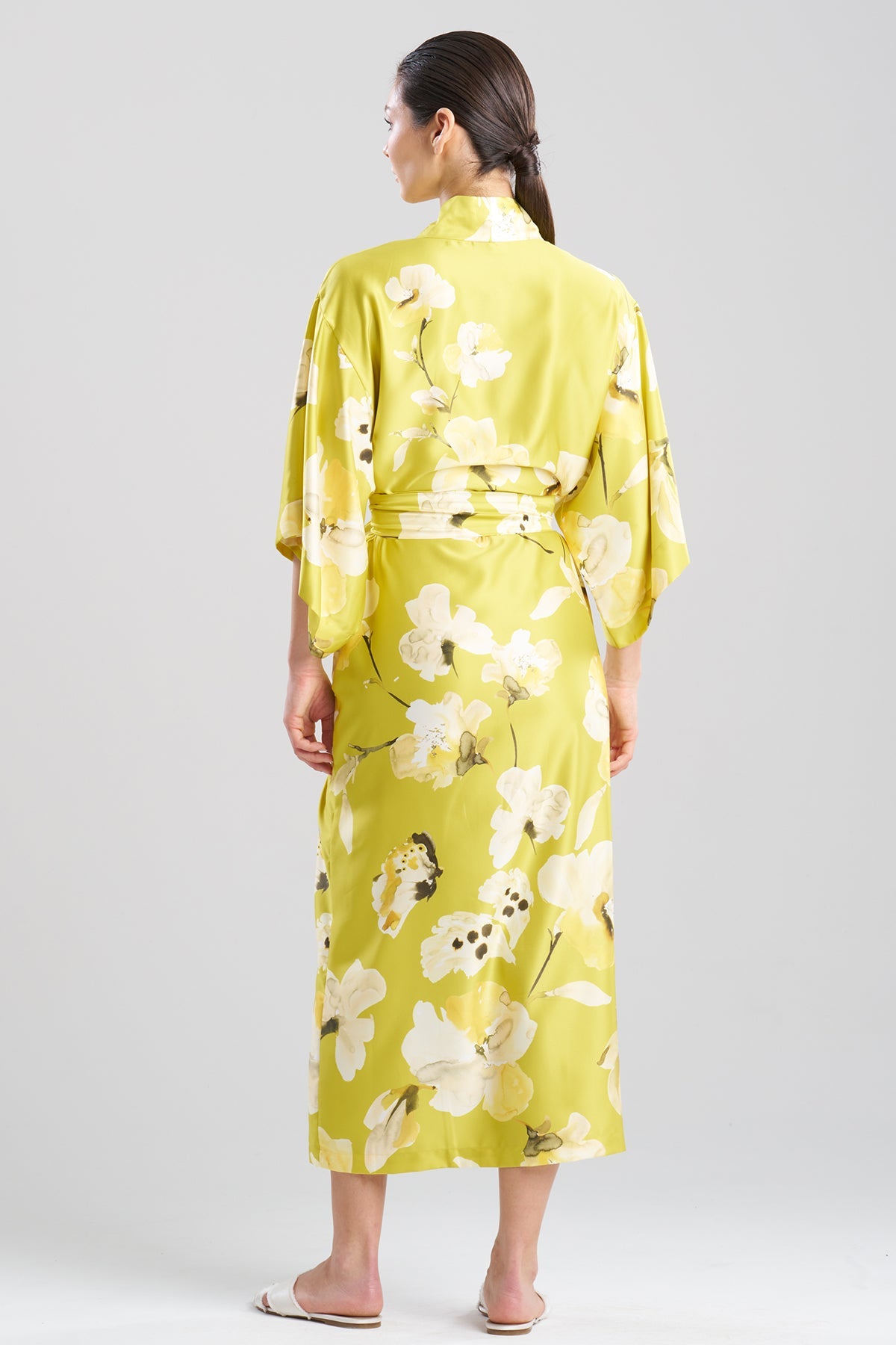 Aurelia Charmeuse Robe Chartreuse