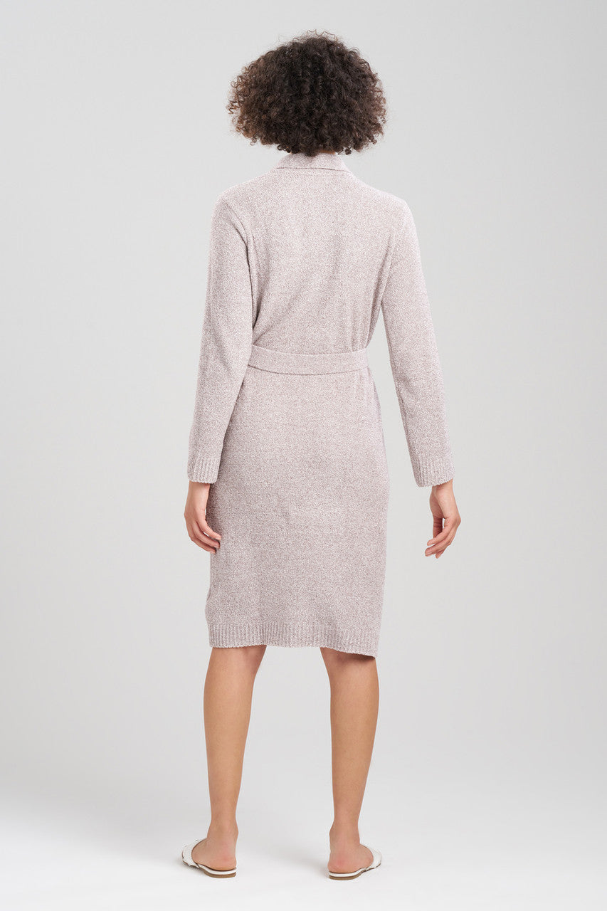 Buy Aura Heather Chenille Robe in Truffle Online Truffle