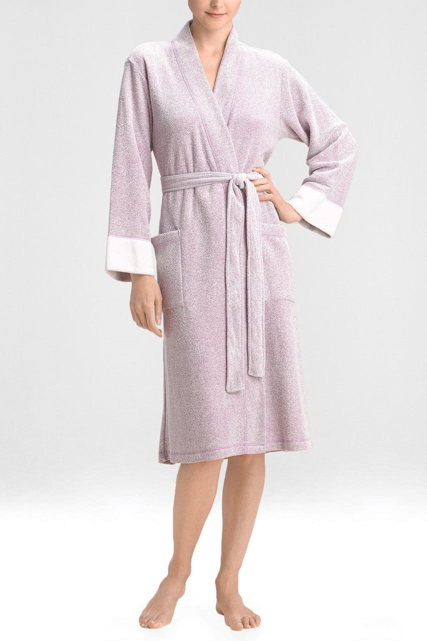 Buy Nirvana Brushed Terry Robe in Royal Purple Online Royal Purple