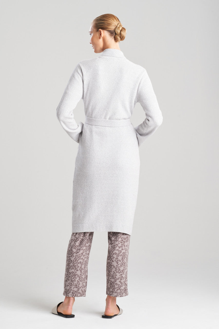 Buy Aura Heather Chenille Robe in Dove Grey Online Dove Grey