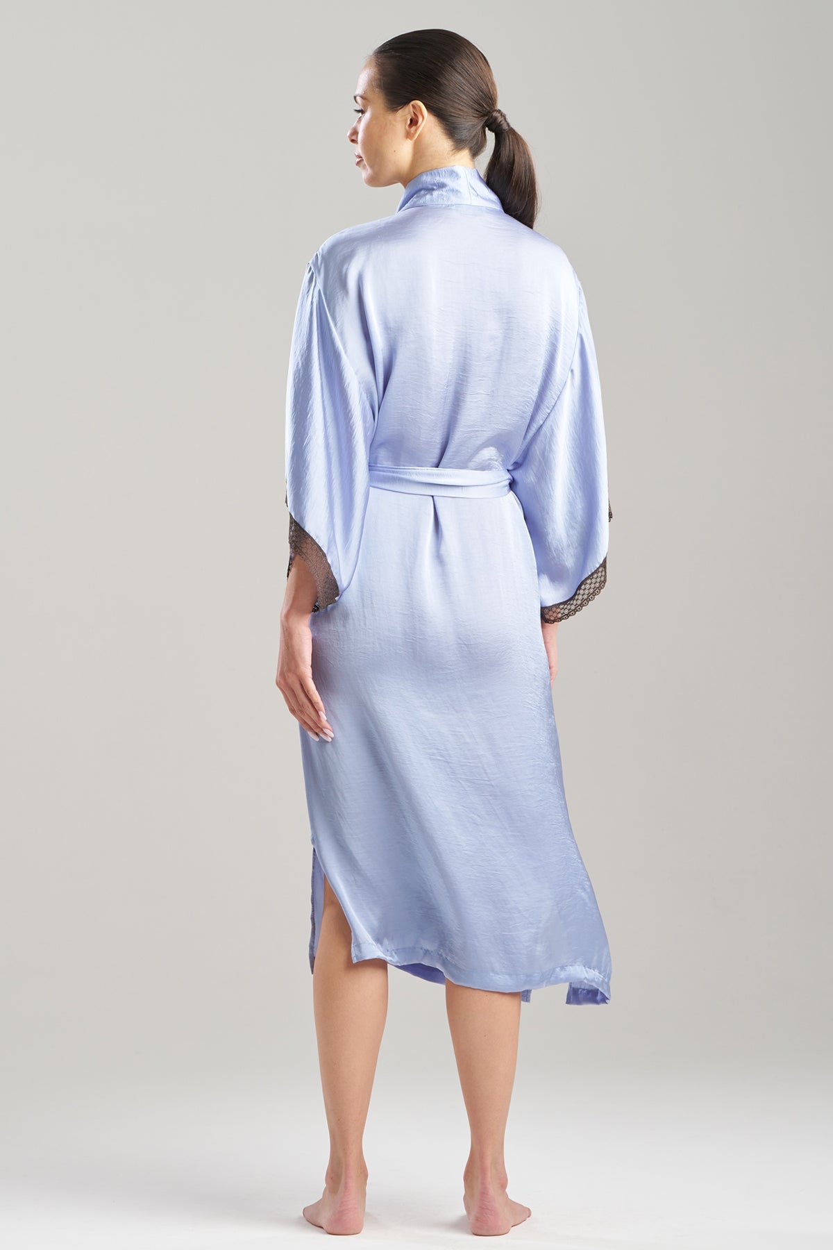 Ashley Icon Lace Robe French Blue