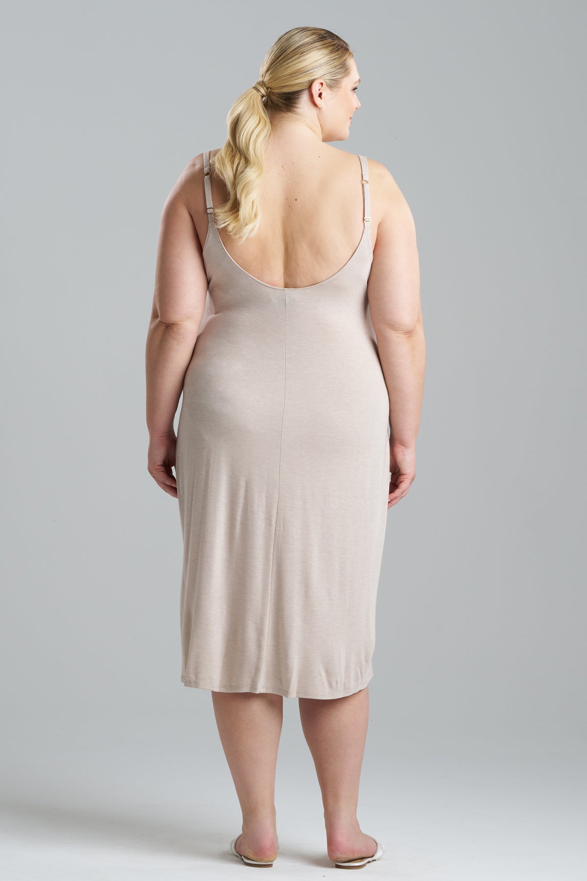 Buy Shangri-La TENCEL™ Gown in Cashmere Online Cashmere