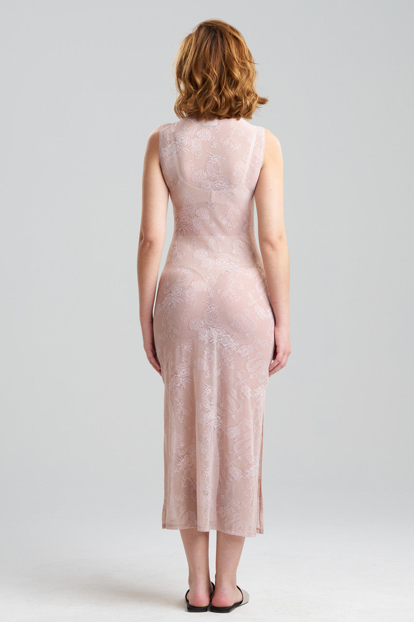 Buy Dragon Lace Gown in Café Online Café