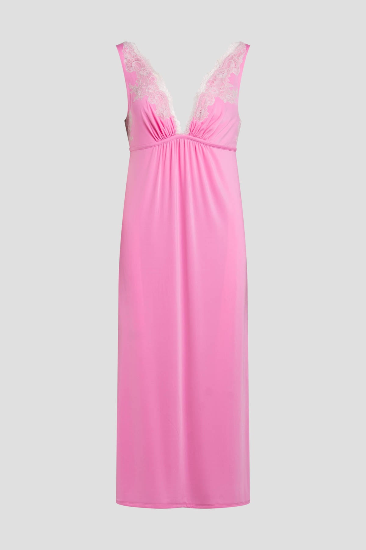 Enchant Lace Applique V-Neck Slip Dress Tulip/Ashen