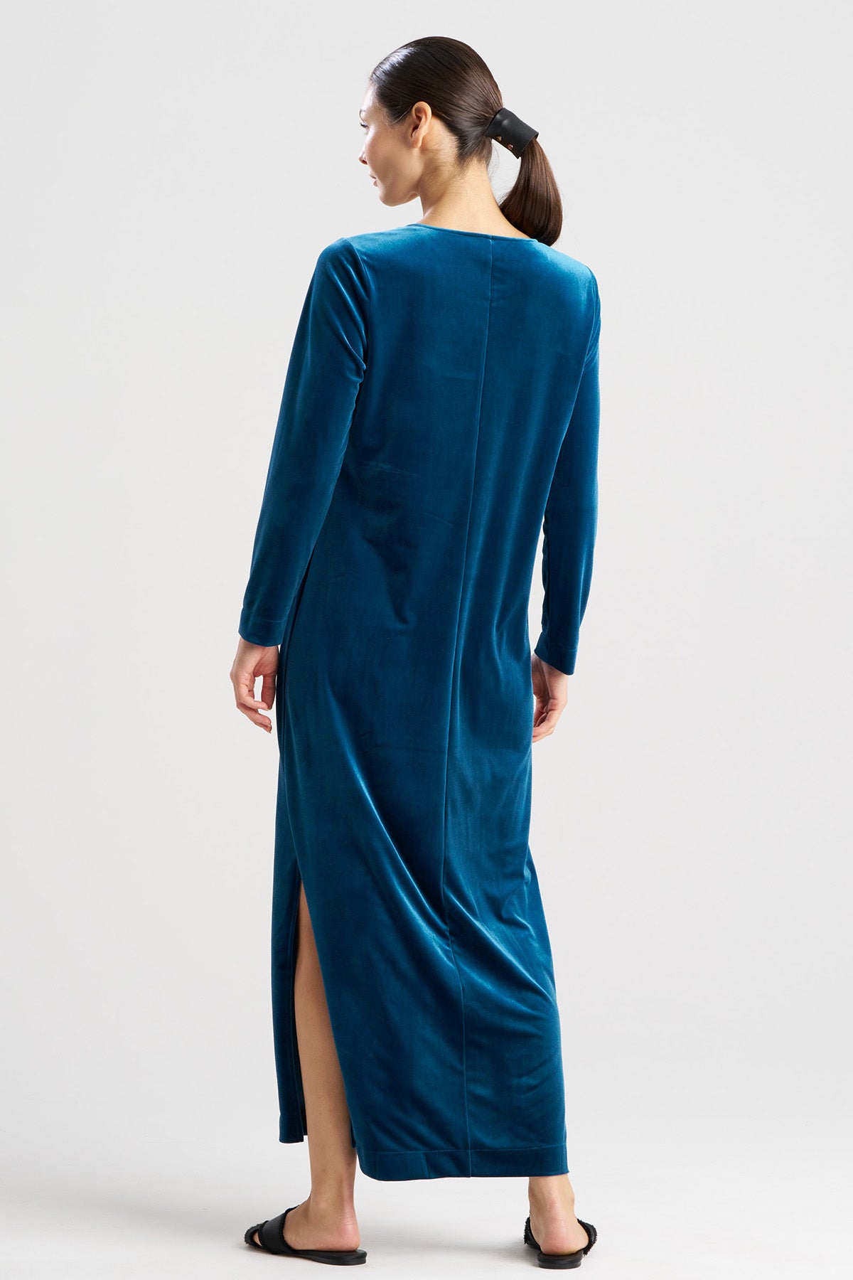 Natalie Velvet Lounger Midnight Teal
