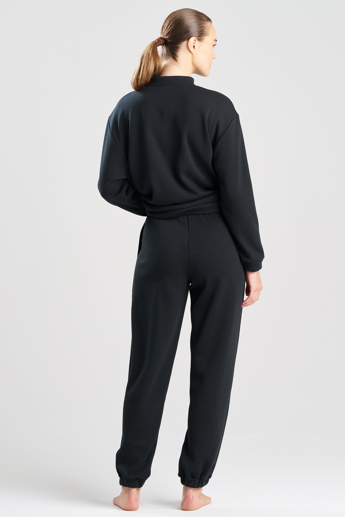 Nova Cozy Brushed Knit Everywhere Joggers Black