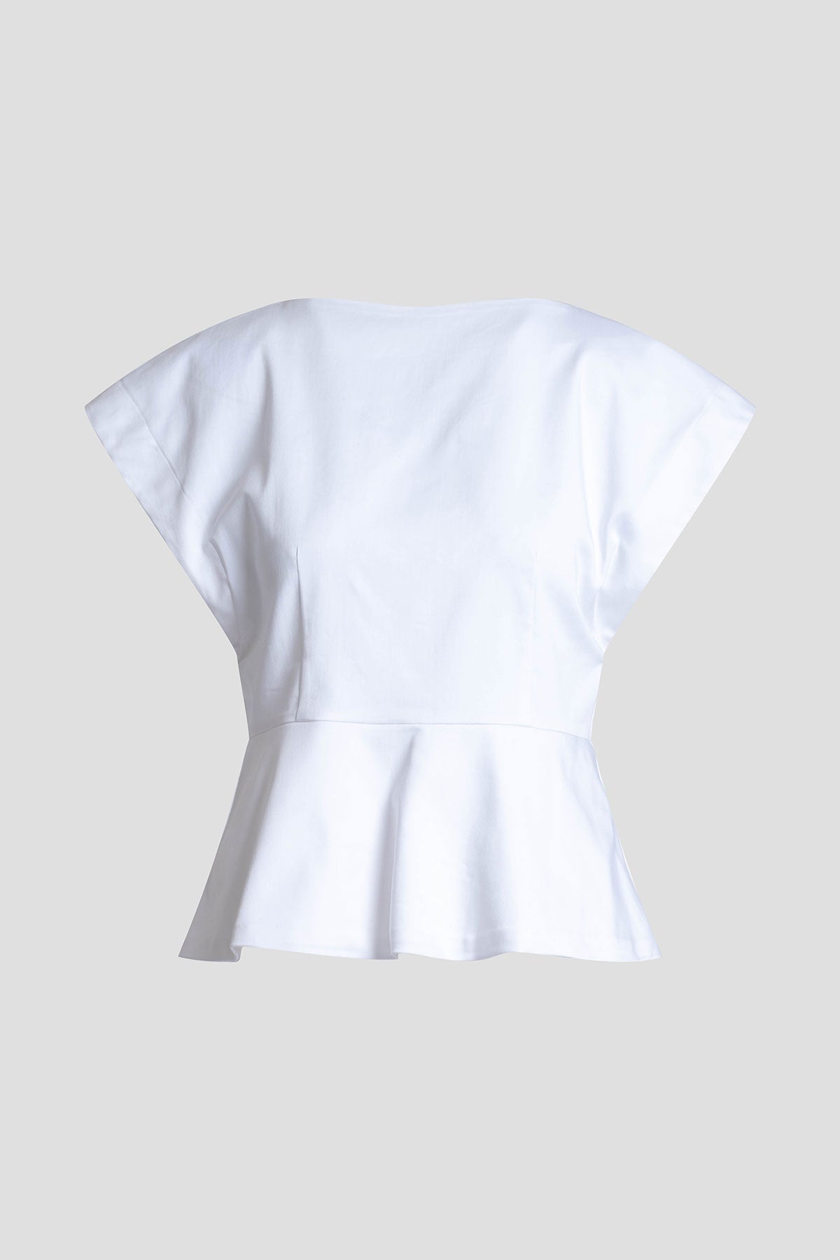 Cotton Chino Top White