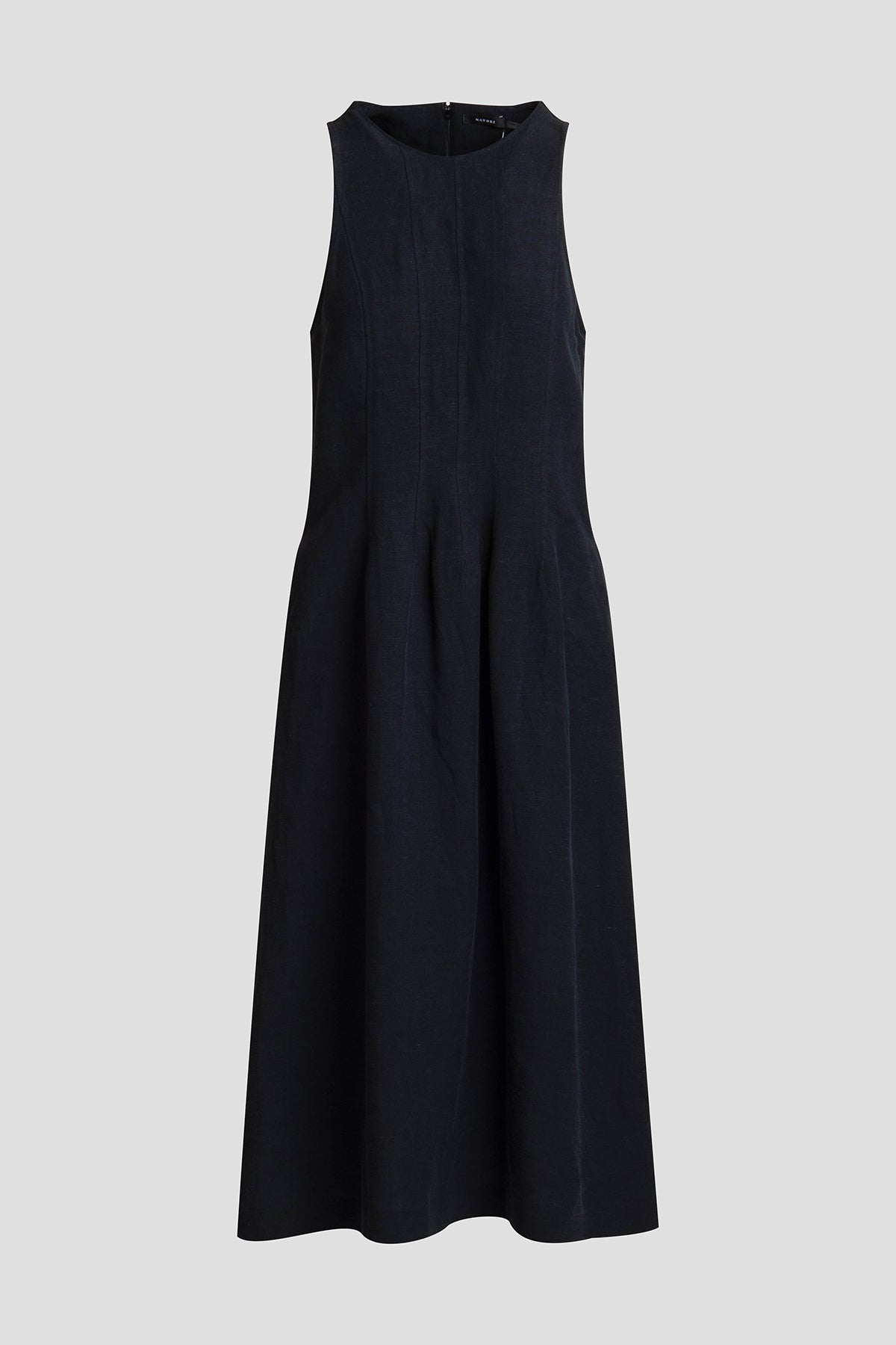 Light Weight Linen Dress Black