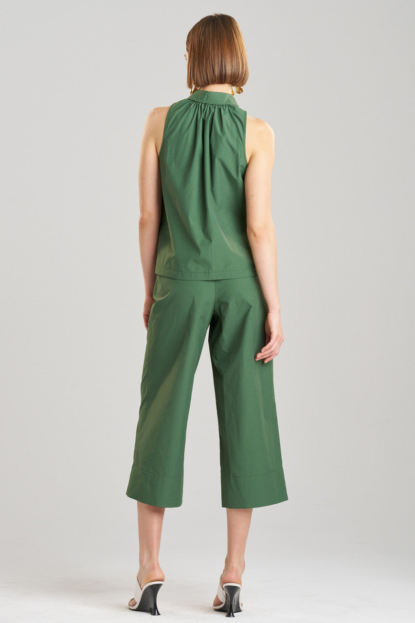 Buy Techno Poplin Sleeveless Shirt in Basil Online Basil