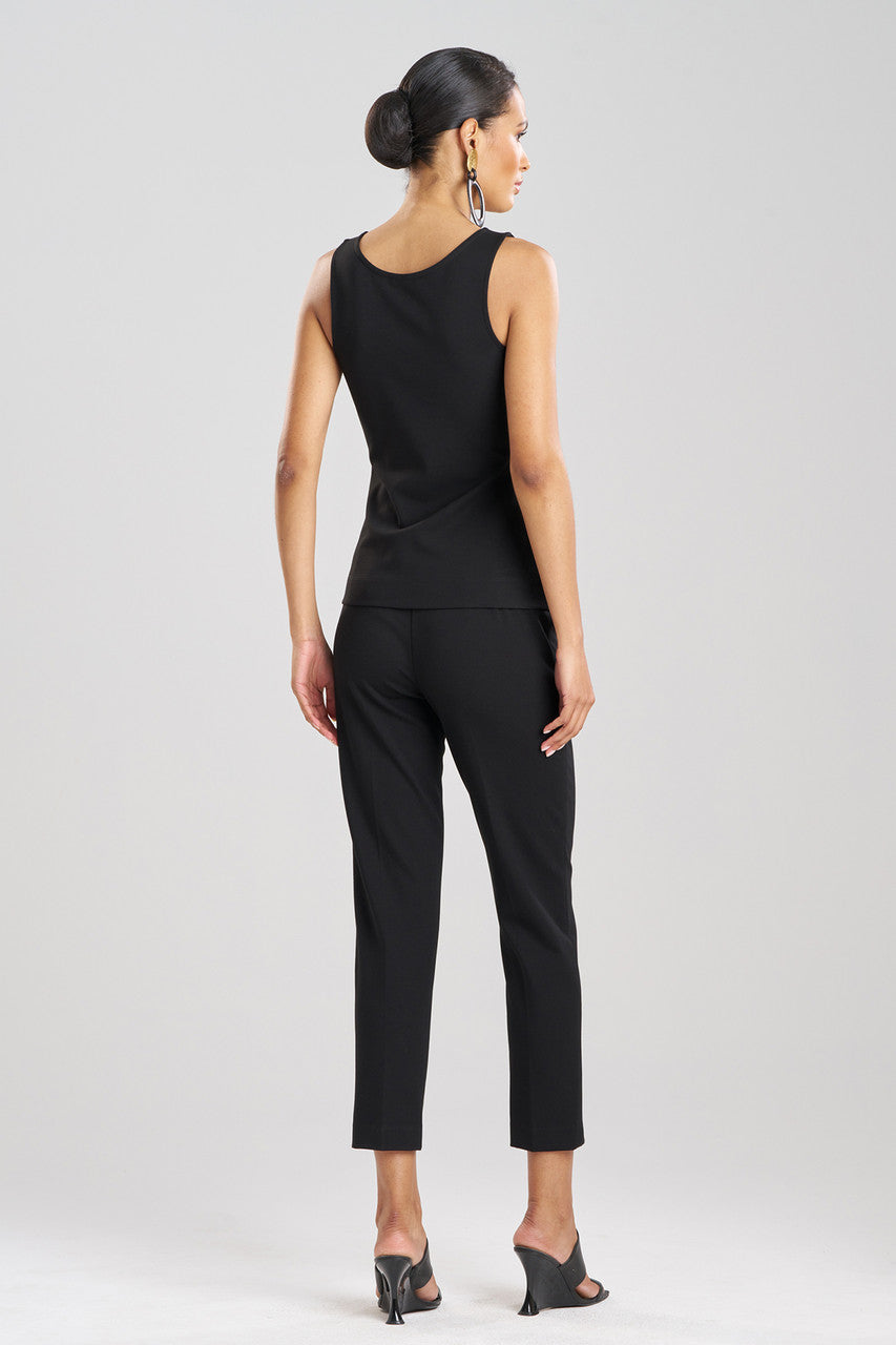 Buy Compact Knit Tank Top in Black Online Black