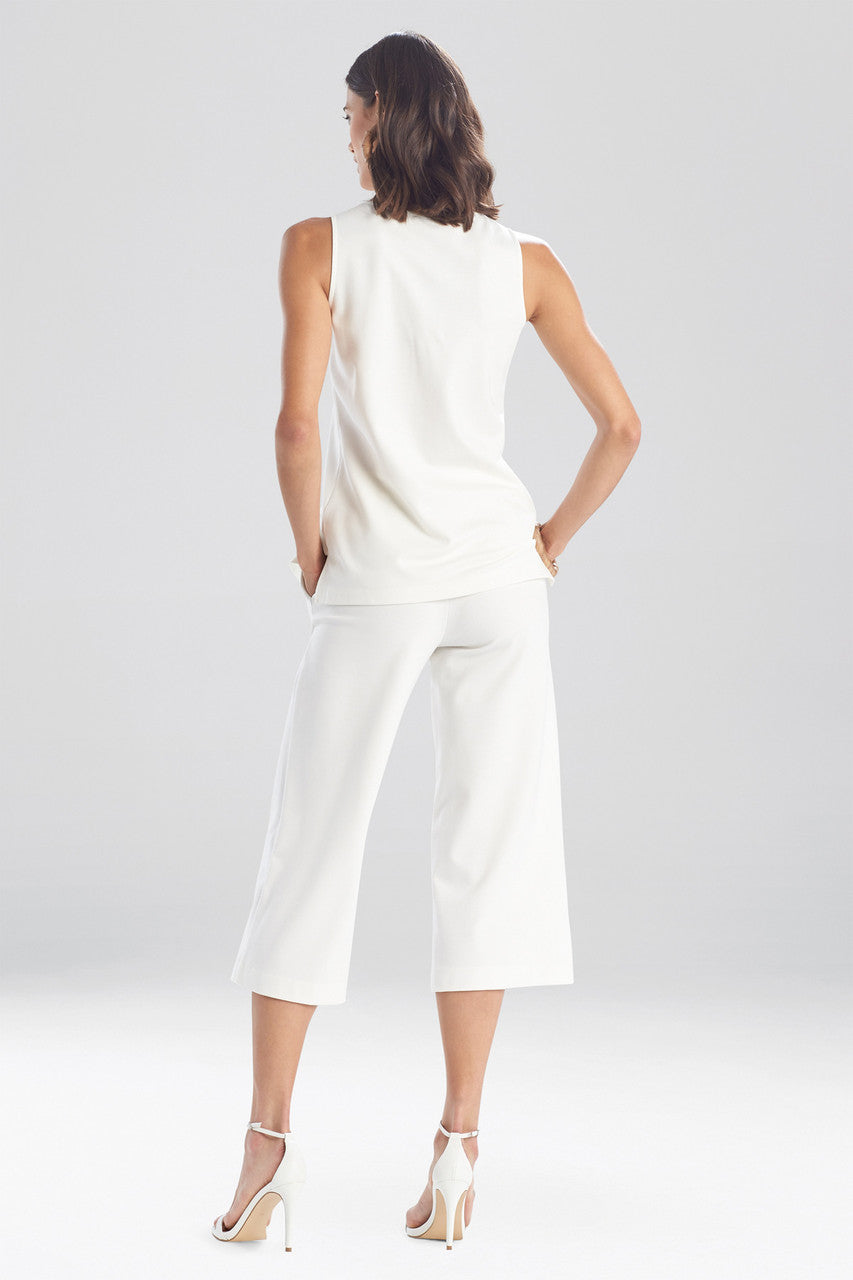 Buy Light Weight Ponte Tank in Snow Online Snow