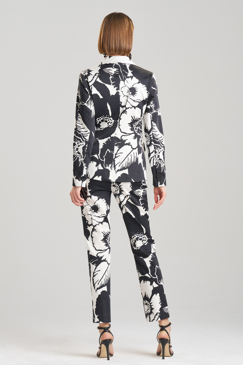 Buy Cote D'Azur Cotton Chino Jacket in Cream/Black Online Cream/Black