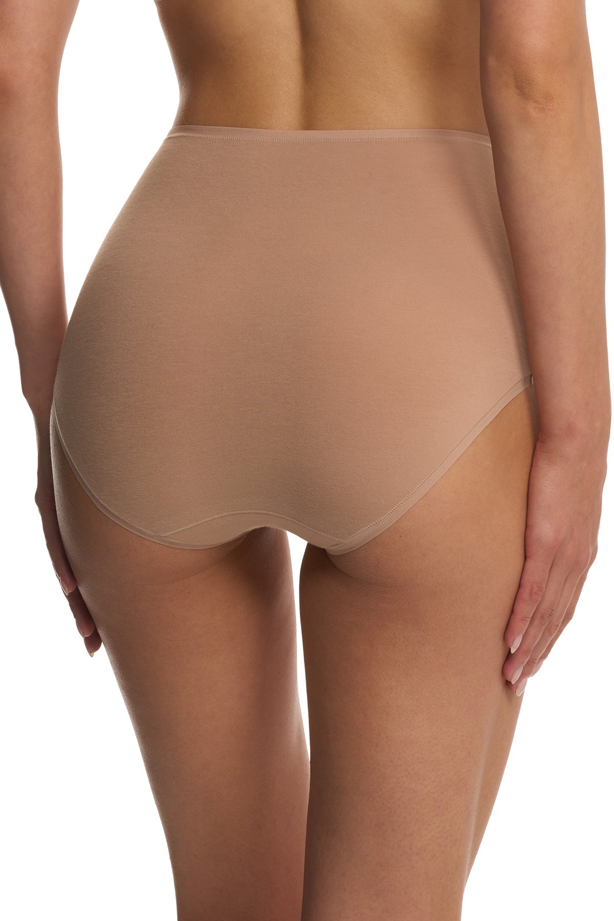 Bliss Bare Cotton High Waist Brief Buff