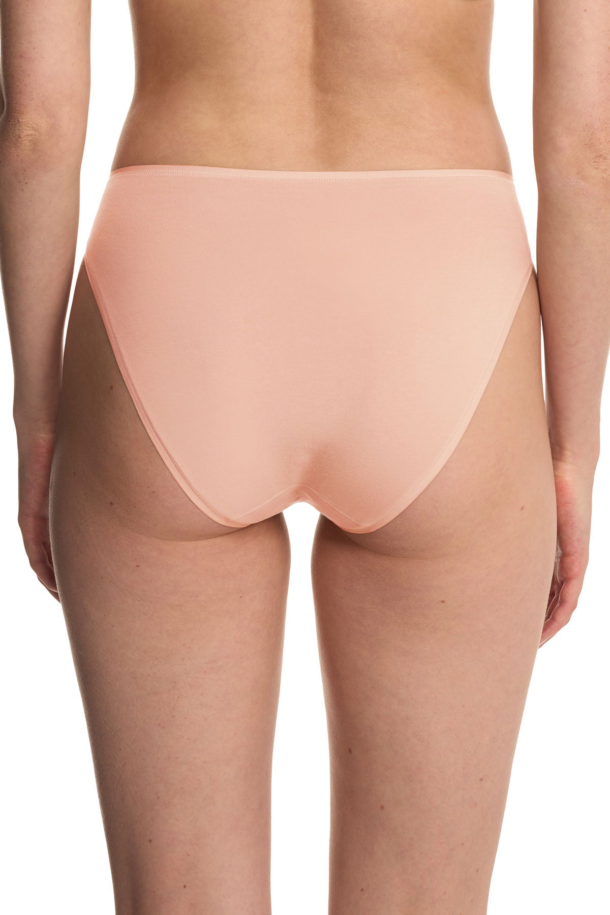 Bliss Bare Cotton High Cut Brief Seashell