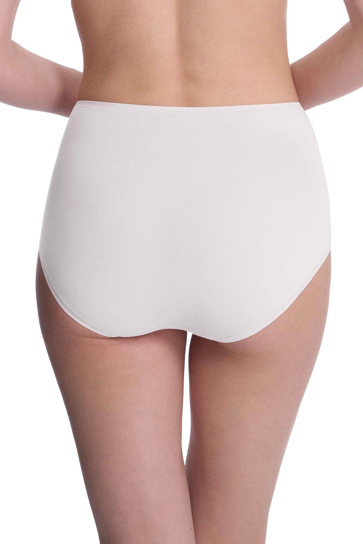 Bliss Bare Cotton High Waist Brief White