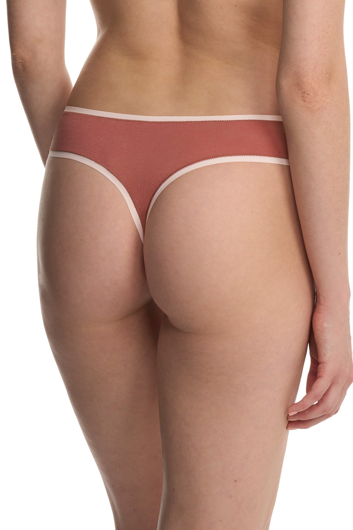 Bliss Bare Cotton Thong Nostalgia Rose/Peach Whip