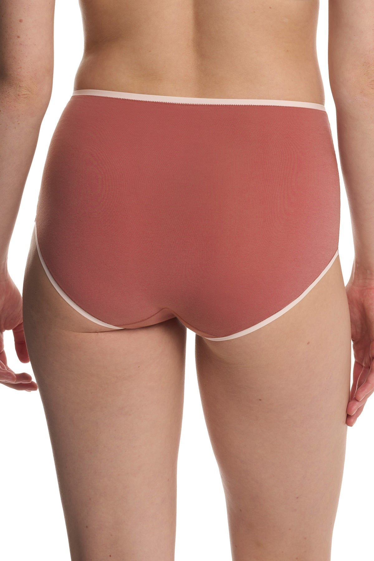 Bliss Bare Cotton High Waist Brief Nostalgia Rose/Peach Whip