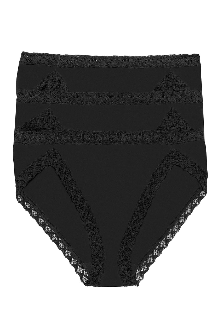 Buy Bliss French Cut Brief 3 Pack - Black in Black Online Black