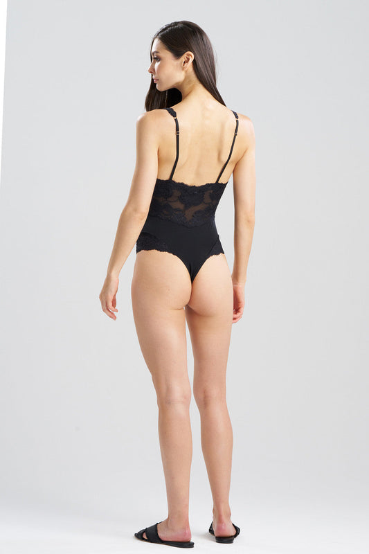 Buy Imagine Jersey Lace Bodysuit in Black Online Black