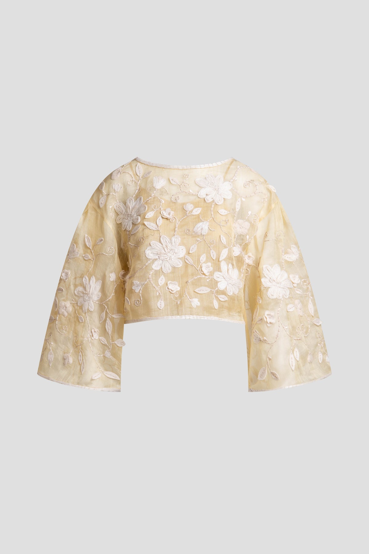 Couture Piña Embellished Top Buttermilk