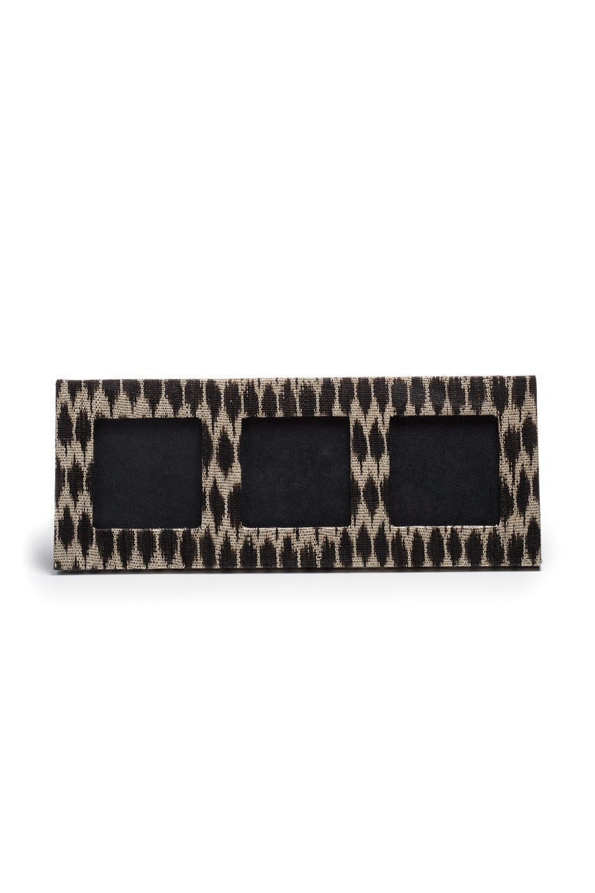 Buy Davao Triple Photo Frame in Brown Online Brown