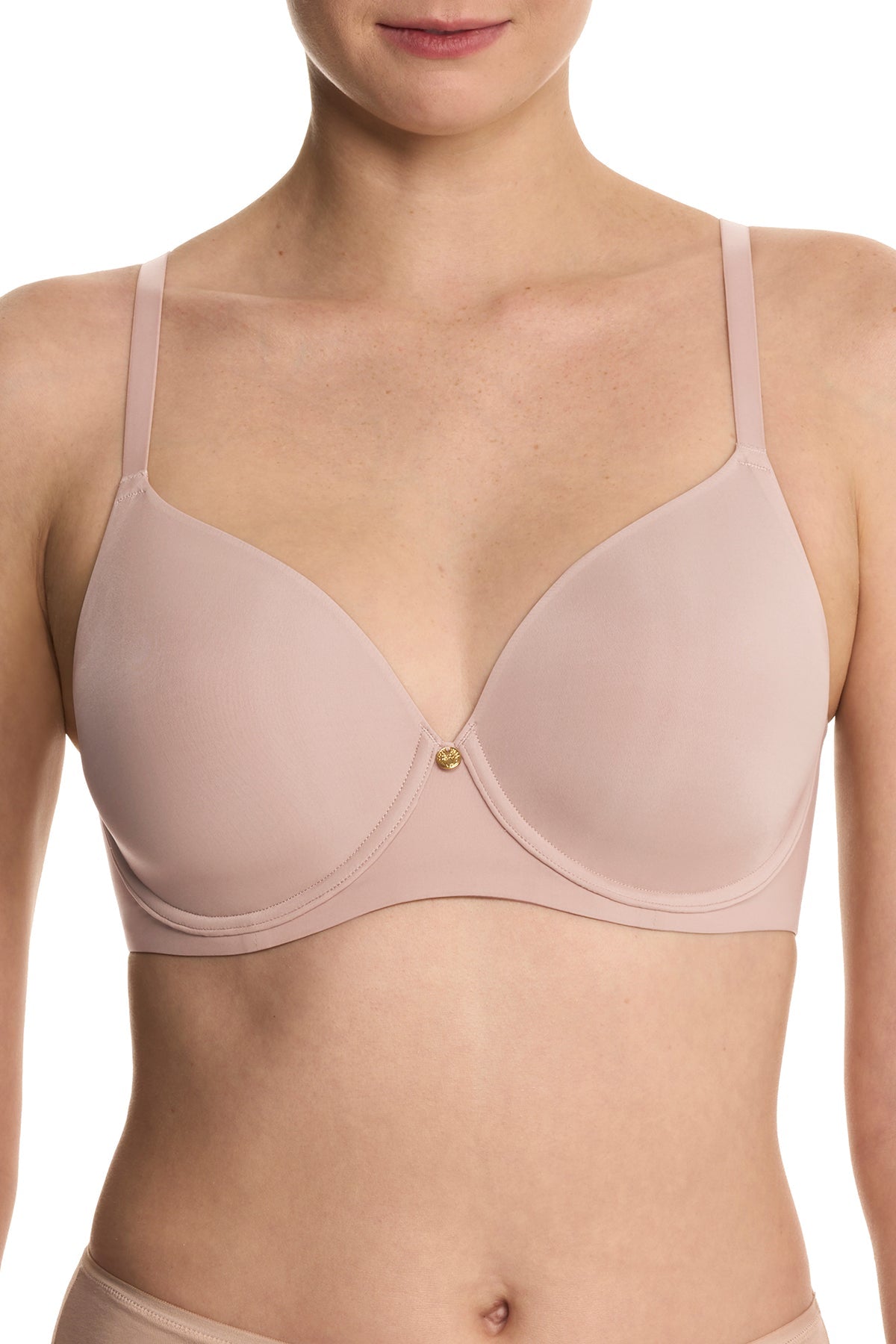 Cloud Comfort Back Smoothing T-Shirt Bra Rose Beige