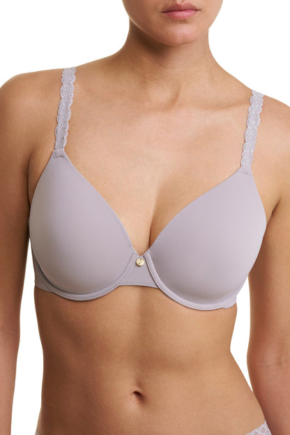 Pure Luxe Custom Coverage Contour Underwire Bra Luster/Silver