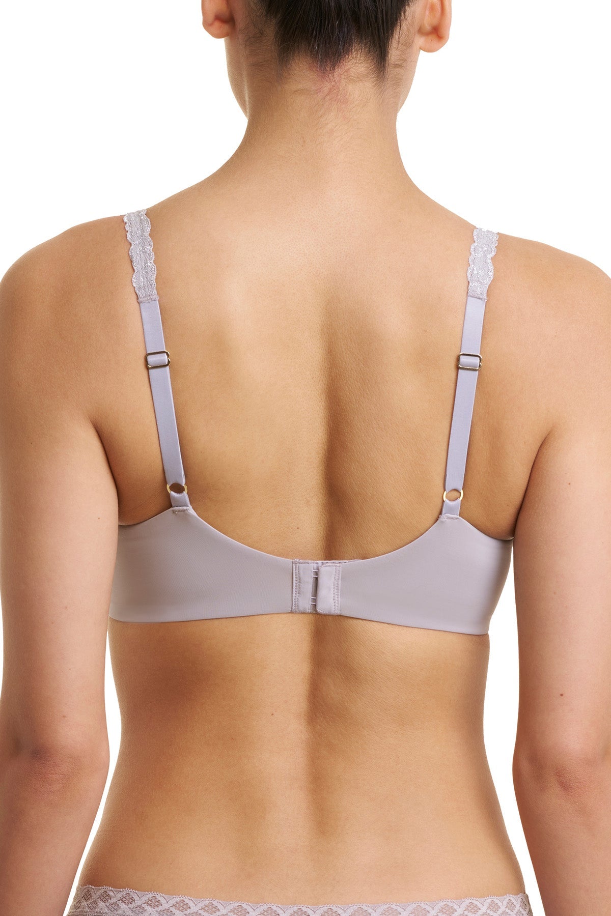 Pure Luxe Custom Coverage Contour Underwire Bra Luster/Silver