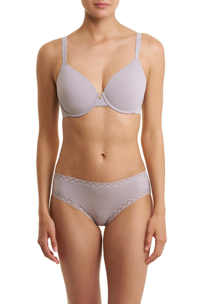 Pure Luxe Custom Coverage Contour Underwire Bra Luster/Silver