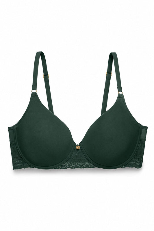 Bliss Perfection Contour Underwire Bra Dk Forest