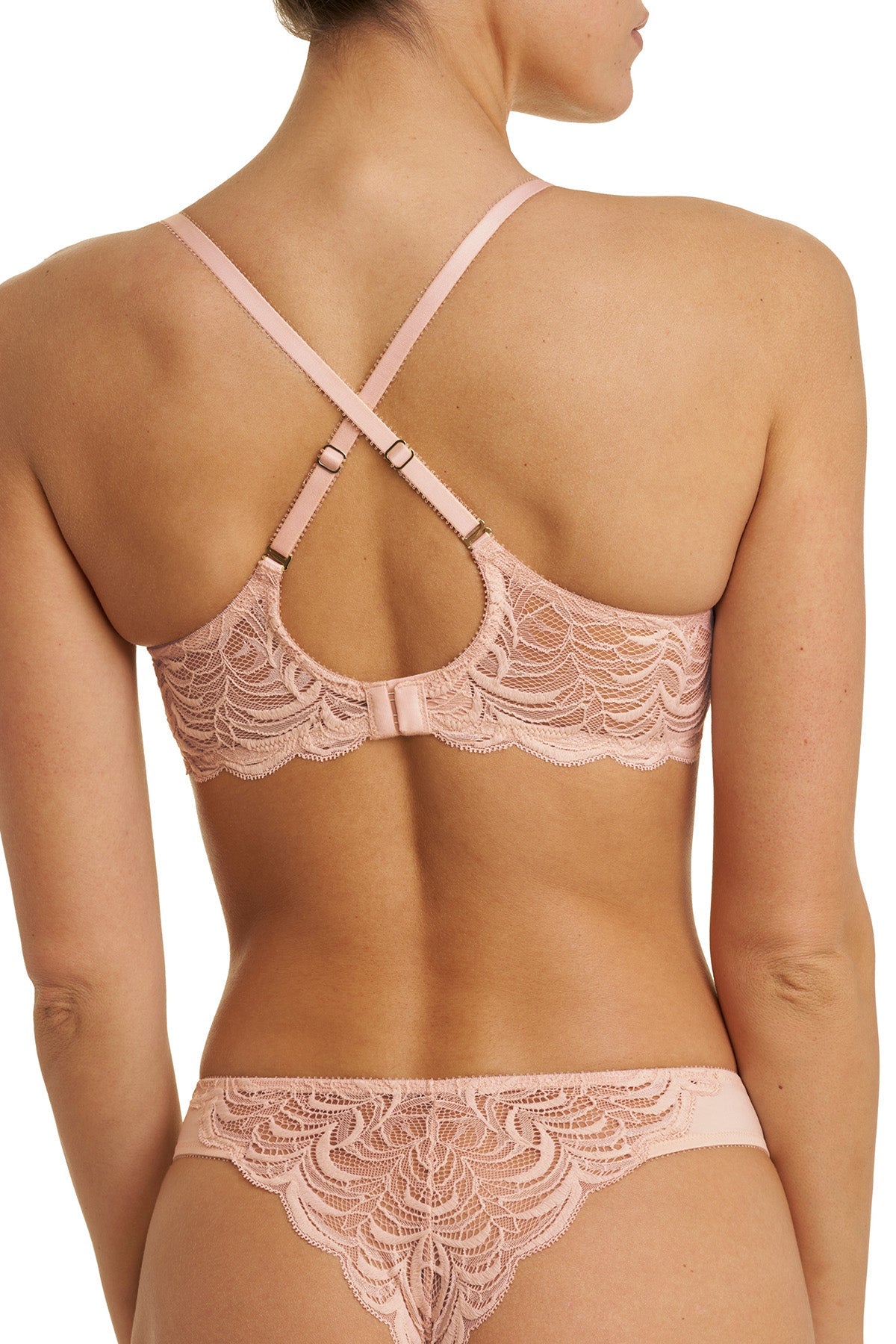 Persuasion Convertible Plunge T-Shirt Bra Cameo Rose/Beige Blush