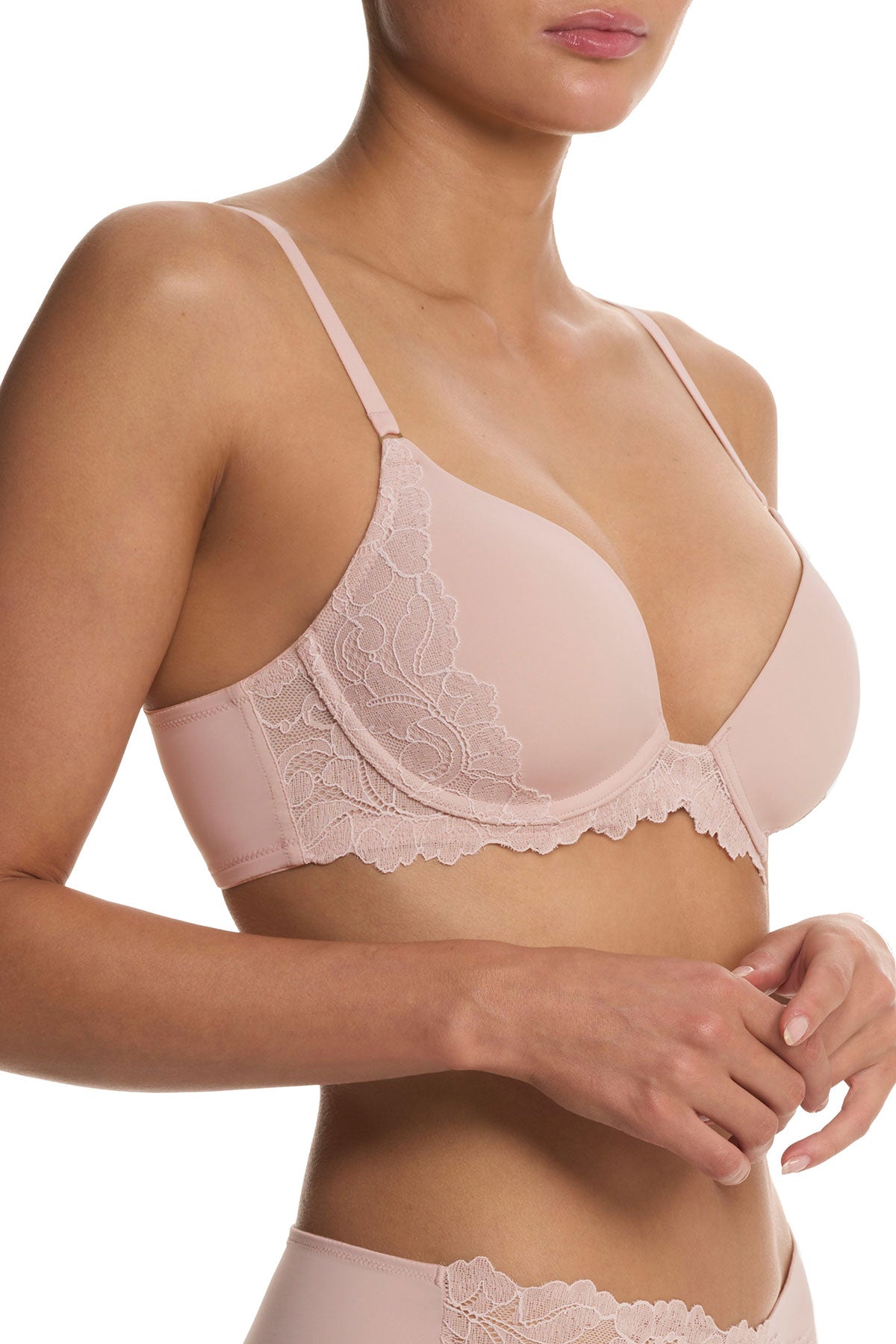 Peony Demi T-Shirt Bra Rose Beige/Pink Pearl