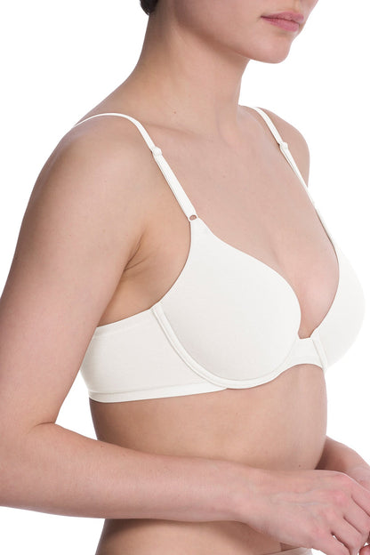 Bliss Cotton Convertible T-Shirt Bra White