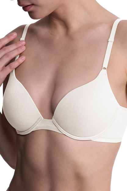 Bliss Cotton Convertible T-Shirt Bra White