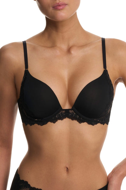 Peony Demi T-Shirt Bra Black/Café