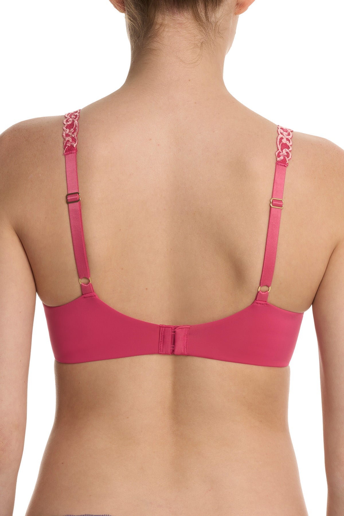Pure Luxe Custom Coverage Contour Underwire Bra Vintage Cherry/Peach Blush