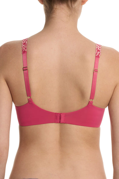 Pure Luxe Custom Coverage Contour Underwire Bra Vintage Cherry/Peach Blush