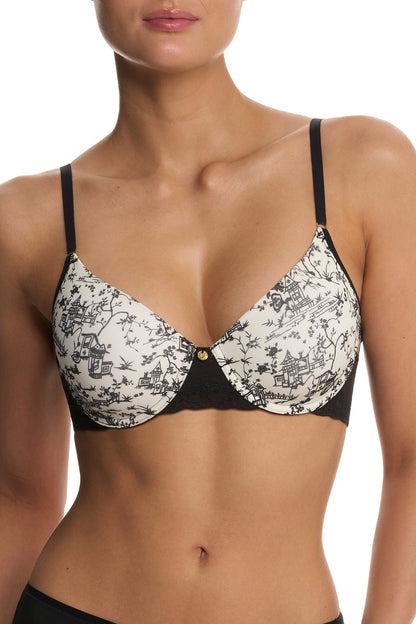 Bliss Perfection Contour Underwire Bra Toile Print