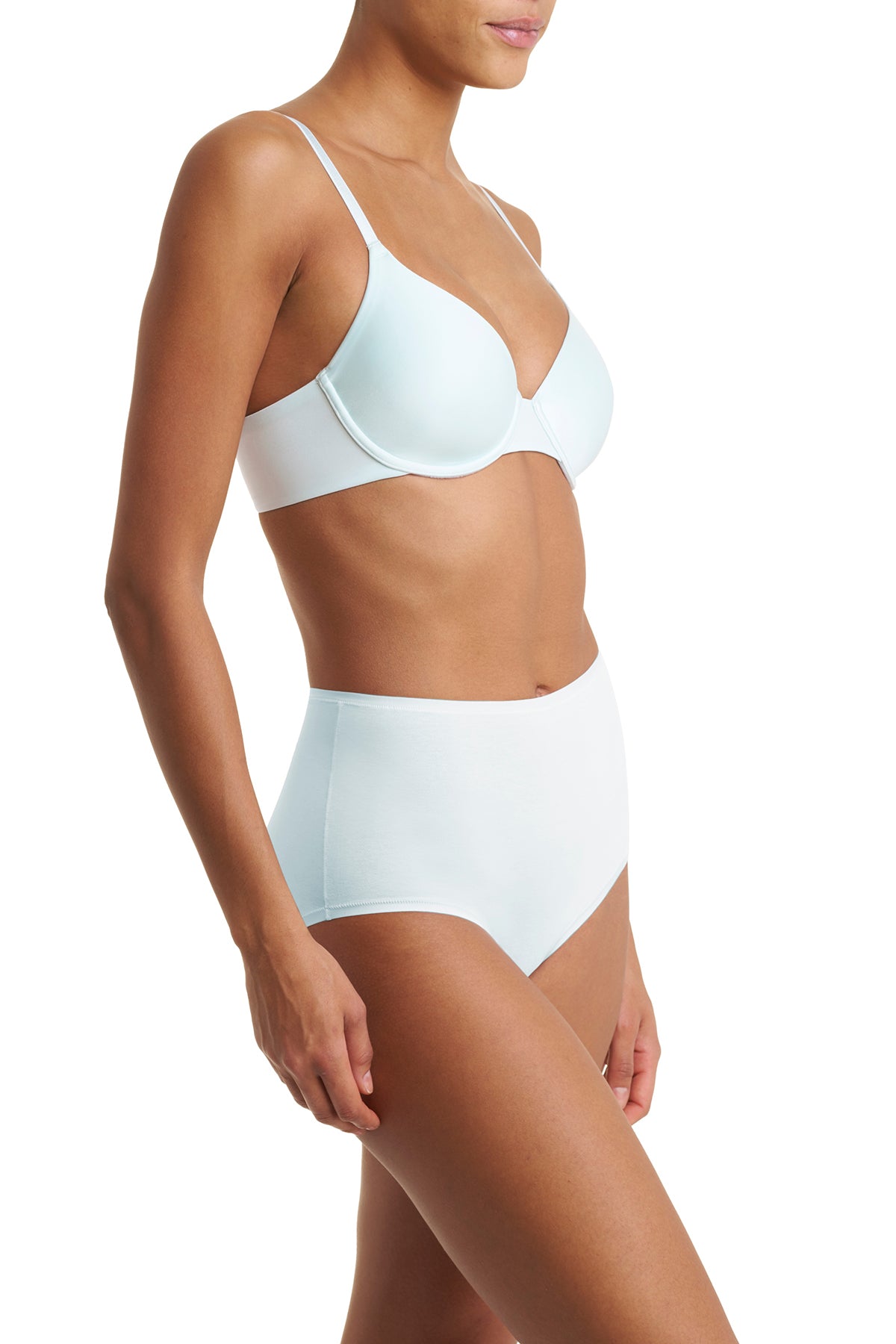 Natori EverFit Seamless Convertible T-Shirt Bra Sky Green