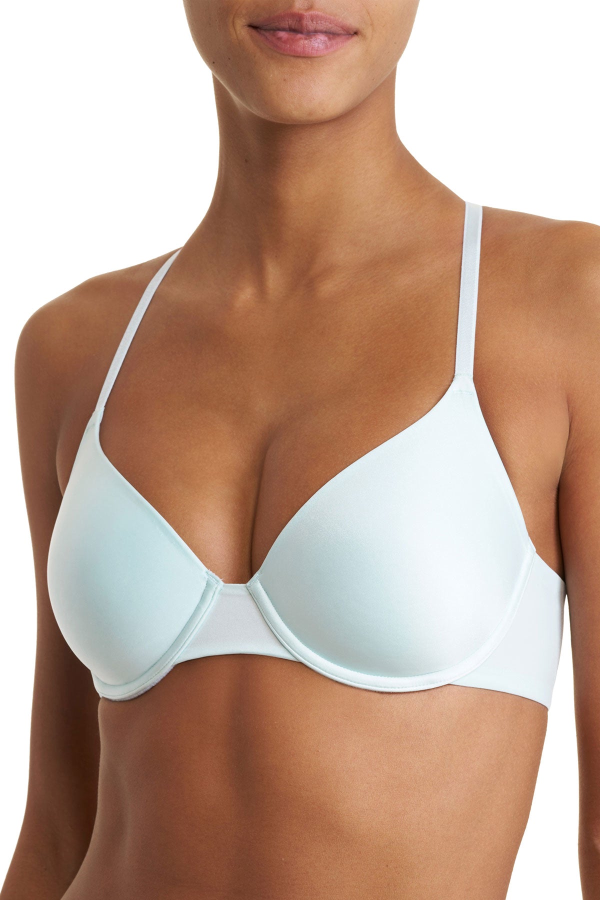 Natori EverFit Seamless Convertible T-Shirt Bra Sky Green