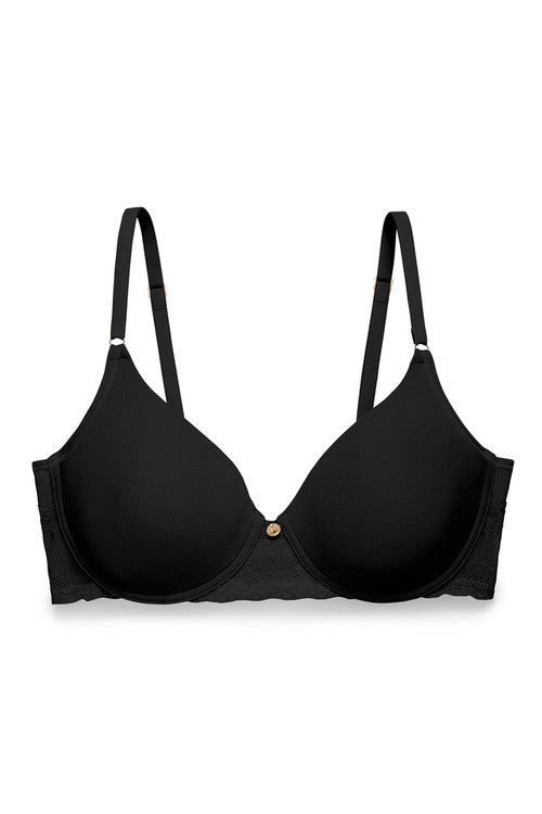 Buy Bliss Perfection Contour Underwire Bra in Black Online Black